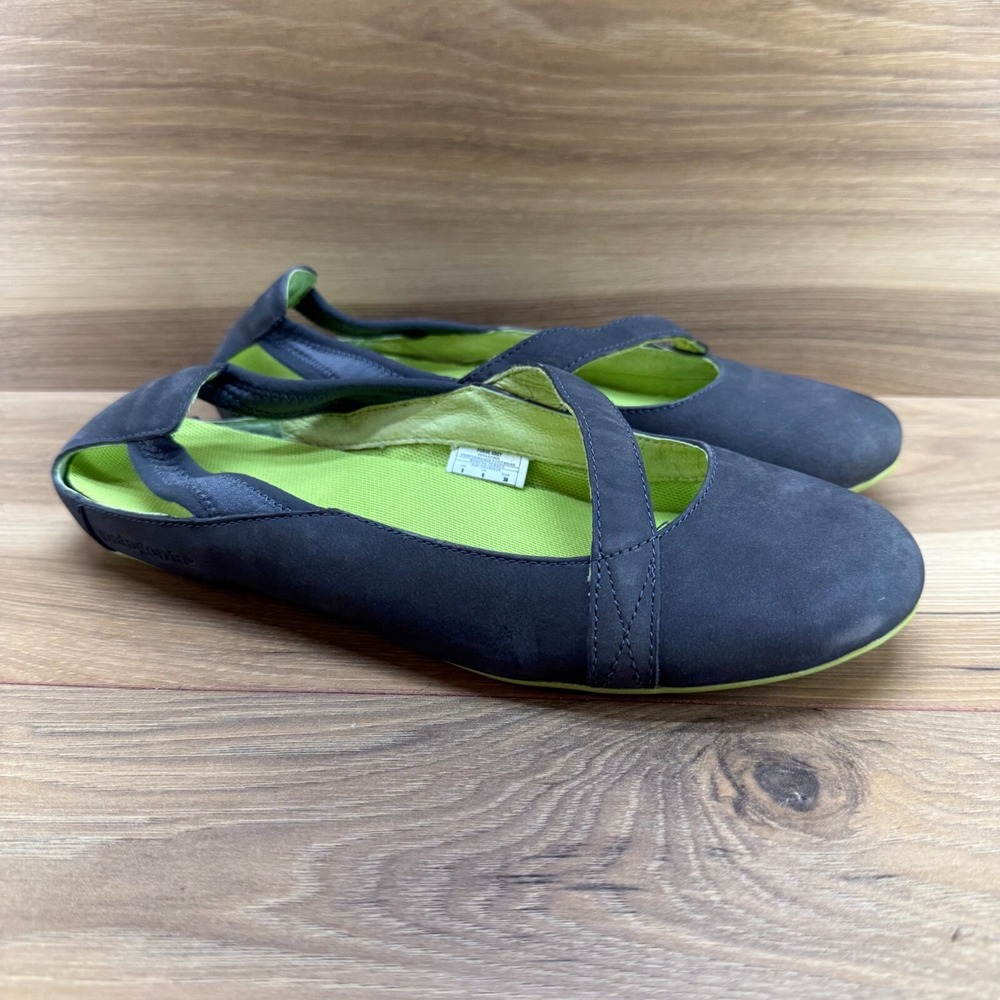 Patagonia Womens Flats Size 8 EU 39 Gray Nubuck Leather Comfort Flats